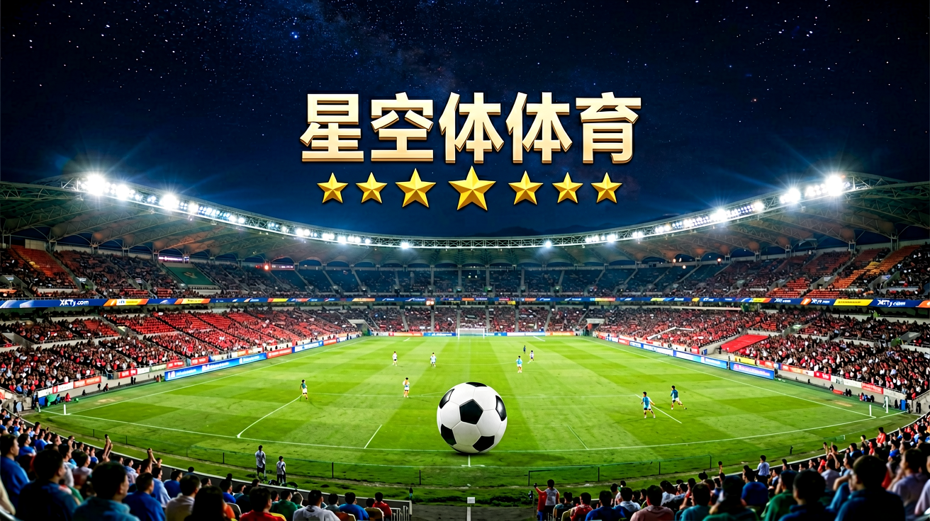 星空体育门户首屏：大型体育场夜间全景，展现足球与综合体育赛事氛围